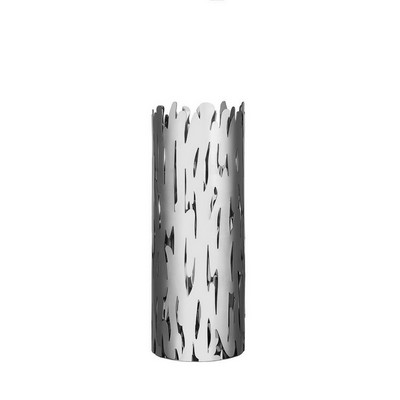 ALESSI Alessi-Barkvase Vaso per fiori in acciaio inox 18/10 con contenitore in vetro